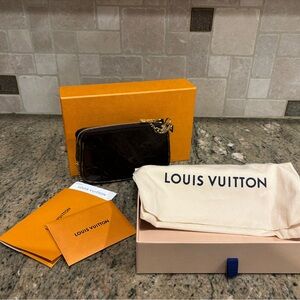 Burgundy Louis Vuitton Mini Pochette